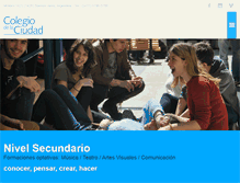 Tablet Screenshot of colegiodelaciudad.org